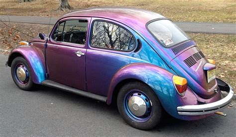 Stunning Iridescent Purple Slug Bug