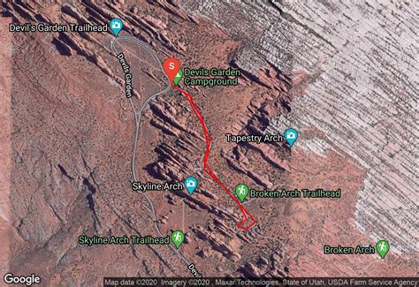 Arches Devils Garden Campground Map | Fasci Garden