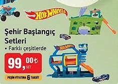 Hot Wheels Şehir Başlangıç Setleri İndirimde Market