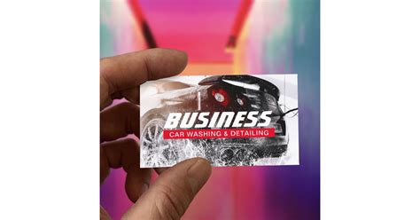 Automotive Car Wash And Auto Detailing Business Card Zazzle
