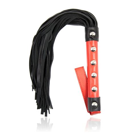 40cm PU Leather Sex Whip Flogger Fetish Bondage Bdsm Sex Toys For