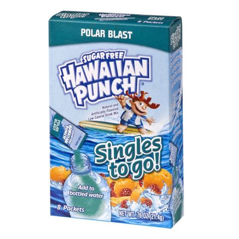 Hawaiian Punch Polar Blast Singles To Go Drink Mix