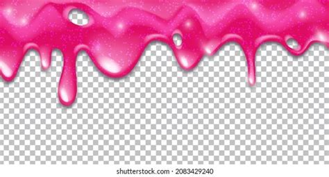 Pink Slime Vector Glitter Background Liquid เวกเตอร์สต็อก ปลอดค่า