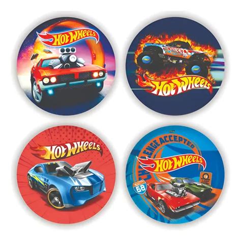 100 Etiquetas Adesivas Hot Weels Tipo 2 Colorido Hot Weels MercadoLivre