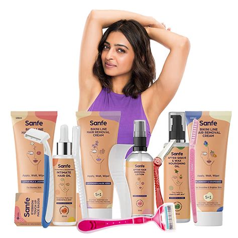 Buy Sanfe Bikini Line Hair Removal Cream Lavender Aloe Vera 100 Gm Online At Discounted Price