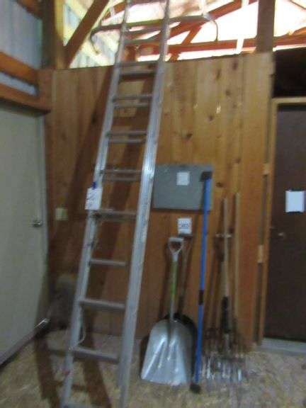 WERENER 17FT. ALUMINUM EXTENSION LADDER - McPherson Auction & Realty