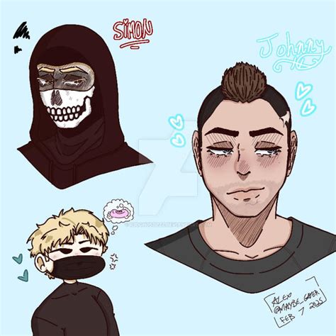 Ghost + Soap ! (ver. 1) by R3dGh0stzzz on DeviantArt