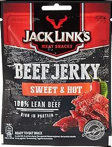 Jack Link S Beef Jerky Sweet Hot Flavour Multipack Of 12 X 40g Bags