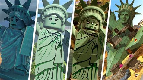 Statue Of Liberty Evolution In Lego Videogames Youtube