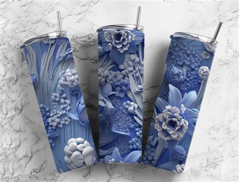 Blue Rose 3d Flower Graphic By Freesublimations · Creative Fabrica