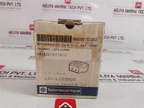 Telemecanique Lb1-lc03m05 Motor Protection Module - Aeliya Marine