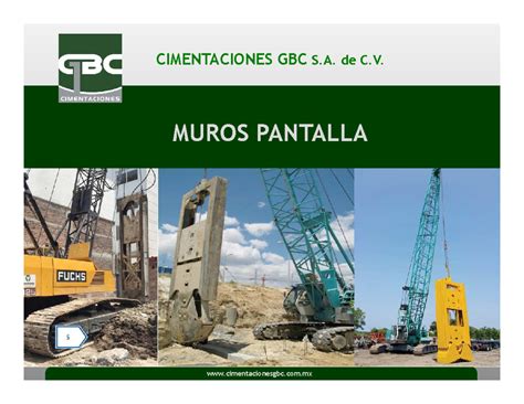 Apuntes Sobre Muros Pantalla Muro Milán Studocu