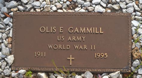 Olis Eathan Gammill 1911 1995 Find A Grave Memorial