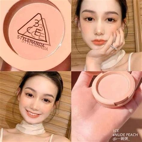 Nude Peach Phấn Má Hồng 3CE Hàn Quốc Sofl Salmon Phấn Má Hồng 3CE