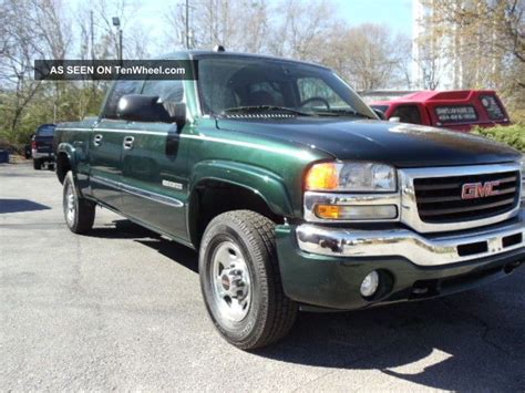 2004 Gmc Sierra 2500 Sle Crew Cab Pickup 4 Door 6 0l Same As Chevy