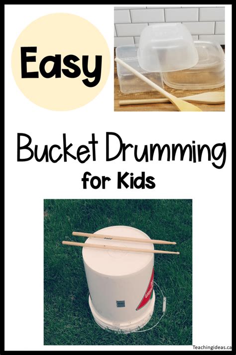 Easy Bucket Drumming For Kids Hands On Teaching Ideas