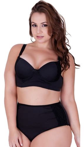 Kit Conjunto Lingerie Plus Size Suti E Calcinha Refor Ado Parcelamento Sem Juros