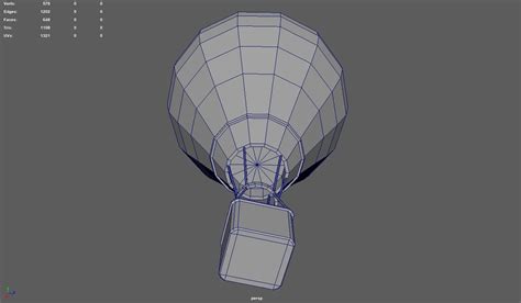 3D Low Poly Hot Air Balloon Model TurboSquid 2170272