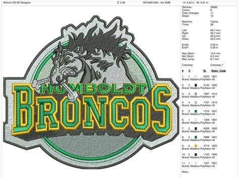 Humboldt Broncos 199900 Saskatchewan Jr Hockey League Hockey