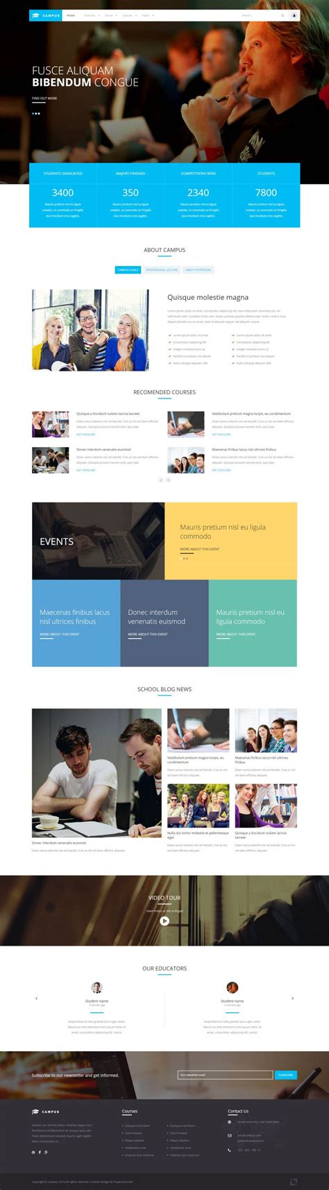 Campus - Education Joomla Template