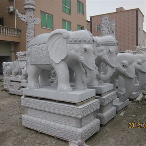 Wholesale Life Size Marble Stone Elephant Statue Factory And