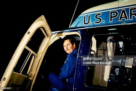 Portrait Of Us Park Police Helicopter Pilot Don Usher As He Sits In