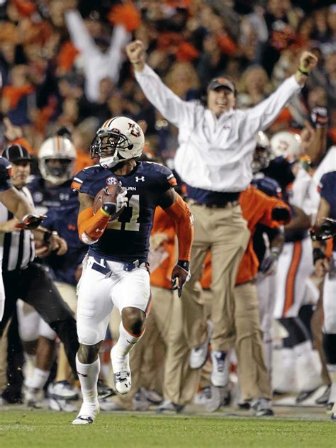 Auburn Stuns No 1 Alabama On Missed Field Goal Return