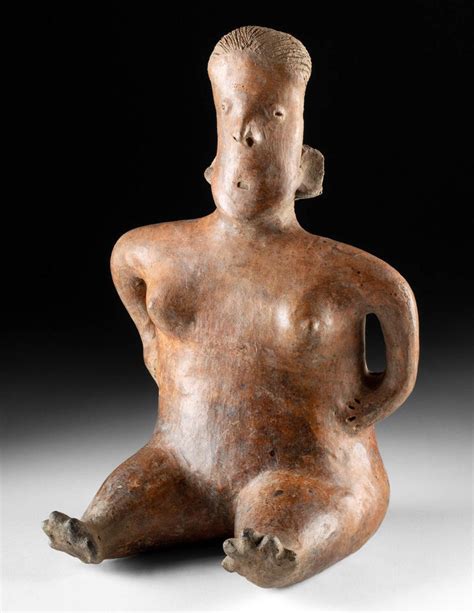 Sold At Auction Nayarit Pottery Nude Female Figure Rare Face