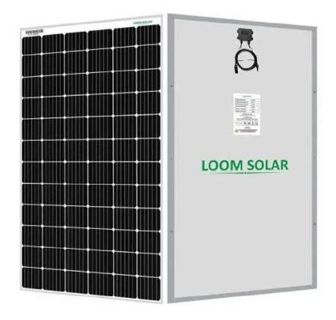 V Watt Mono Perc Pv Module Loom Solar Panel At Rs In