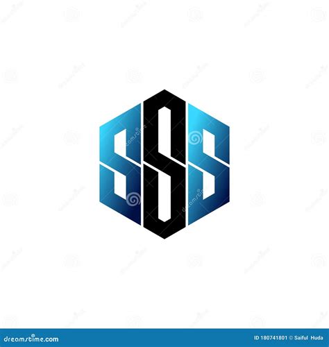 Letter SSS Simple Logo Icon Design Vector Stock Vector Illustration