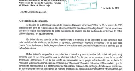 Blog De Salva Jim Nez Escrito Conjunto Jubilaci N Parcial