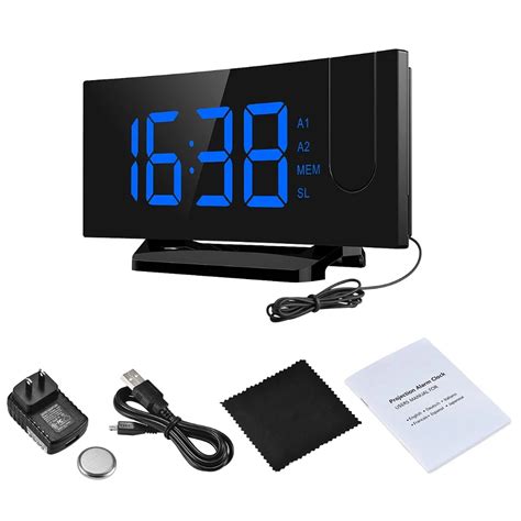 Mpow HM353 FM радио проекционный будильник с Двойные сигналы функция ...