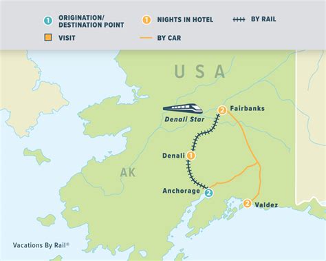 alaska circle   rail car