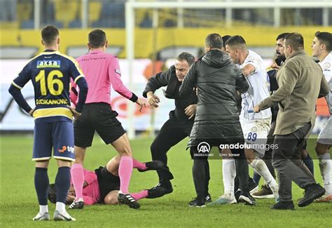 MKE Ankaragücü Kulübü Başkanı Faruk Koca dan hakeme saldırı Anadolu