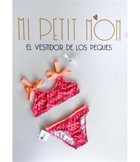 Bikini Naranja Fluor OPALO De MARICRUZ Mi Petit Mon