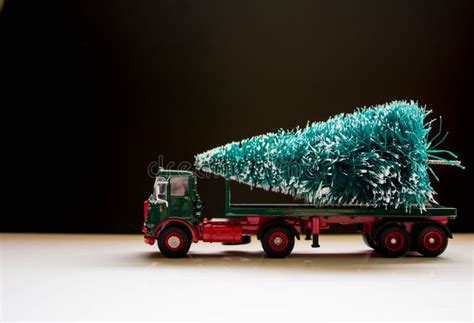 Christmas Tree Delivery stock photo. Image of deliver - 121360084