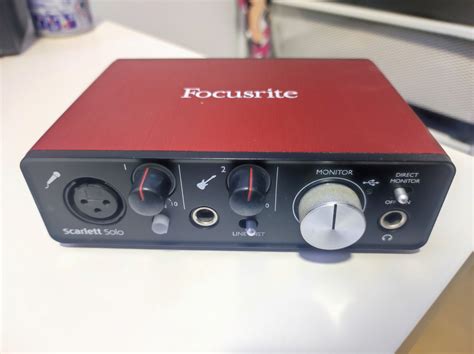 Focusrite Scarlett Solo 2nd gen de segunda mano por 46 € en Cádiz ...