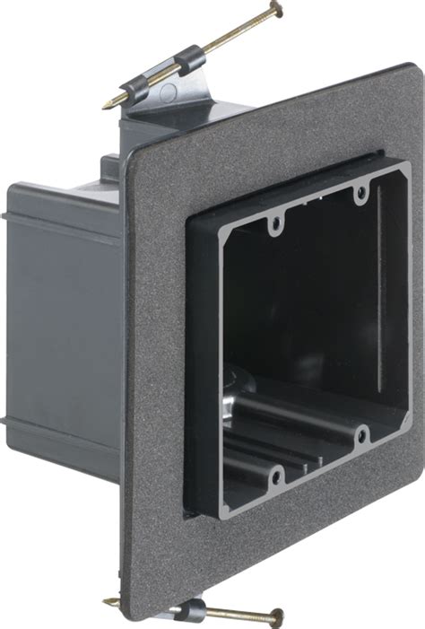 Versatile Non Conductive Outlet Box For New Construction Two Gang