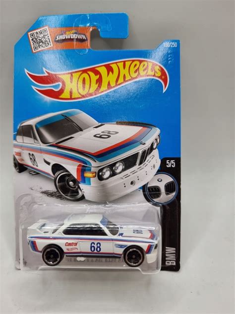 Hot Wheels Bmw Csl Race Car Bia Y Oficjalne Archiwum Allegro
