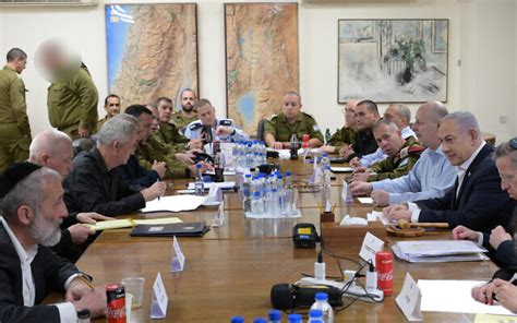 War Cabinet Meeting Convenes To Discuss Latest Hostage Deal Proposal