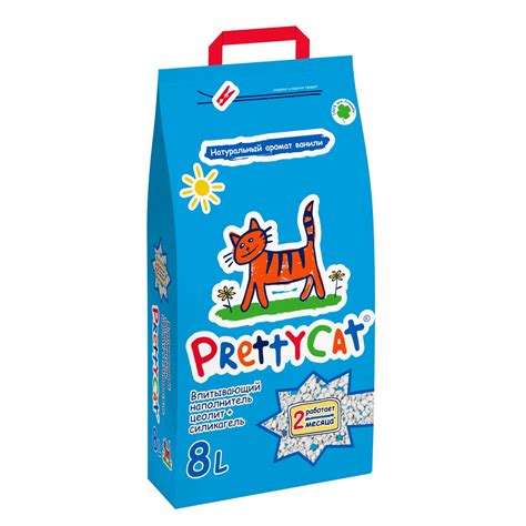 Наполнитель для кошачьего туалета Pretty Cat Глиняный, с део ...