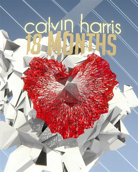 Calvin Harris﻿ 18 Months Album Cover Finished Projects Blender