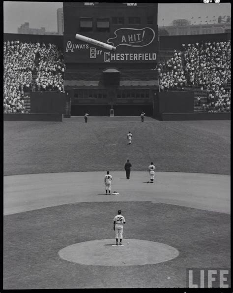 Polo Grounds 1952 Stairs In Cf Were In Play Albeit Over 460 Ft Away
