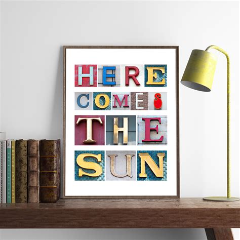 Here Comes The Sun Fonted