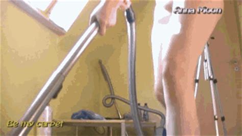 Anna Moon Naked Room Cleaning NEW MODEL Be My Carpet Clips4Sale