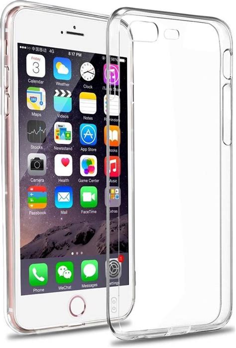 Geschikt Voor Apple IPhone 8 Plus Ultra Dun Silicone TPU Hoesje Cover