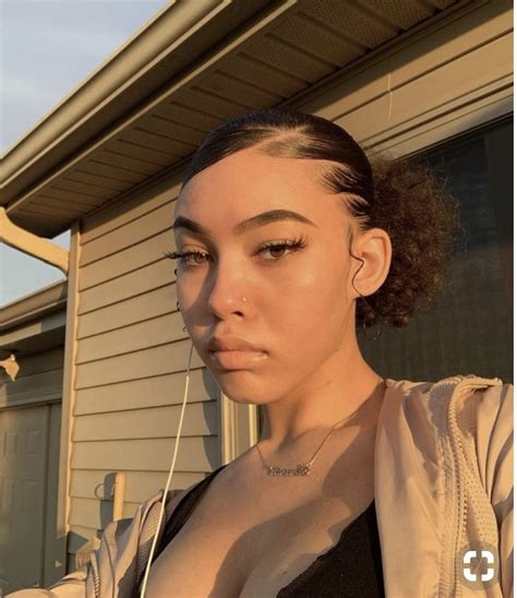 Pin By Baddie ⚠️ House💞⚠️ On Glowing Skin Baddie Hairstyles Cute