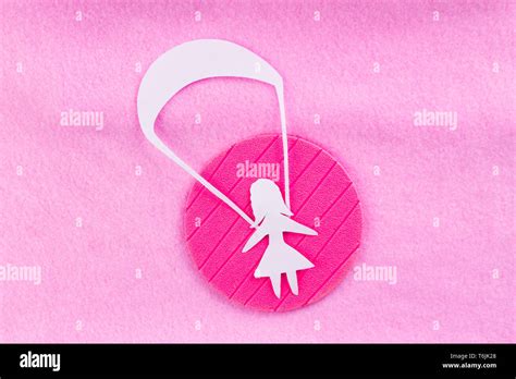 Paper Art Of A Woman Brave Woman Concept Stock Photo Alamy
