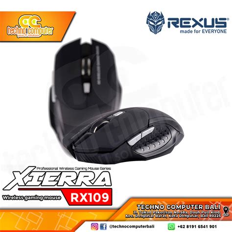 REXUS XIERRA RX 109 Wireless Gaming Mouse Wireless