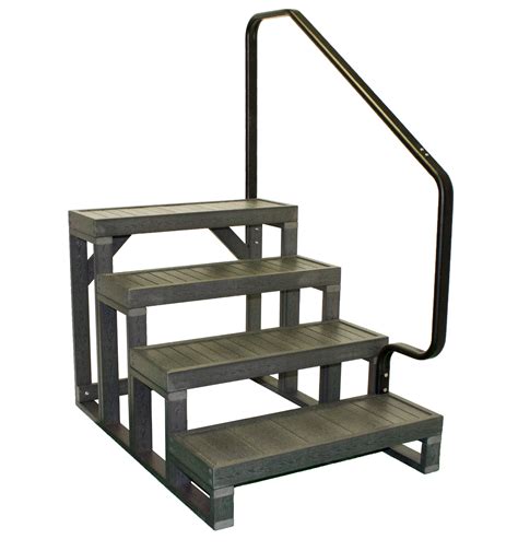 Hot Tub Steps With Handrail